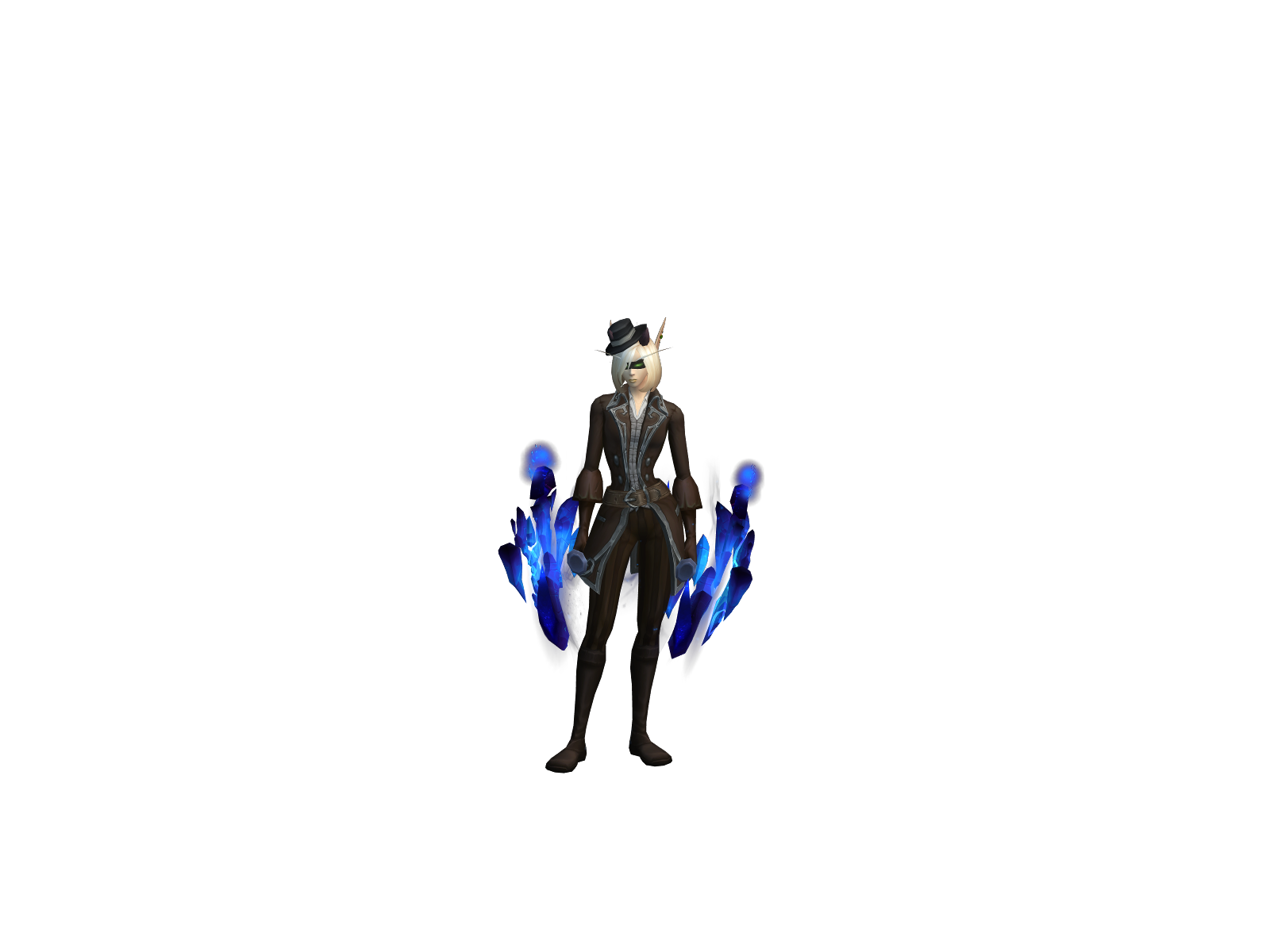 Mellektra 3D character render