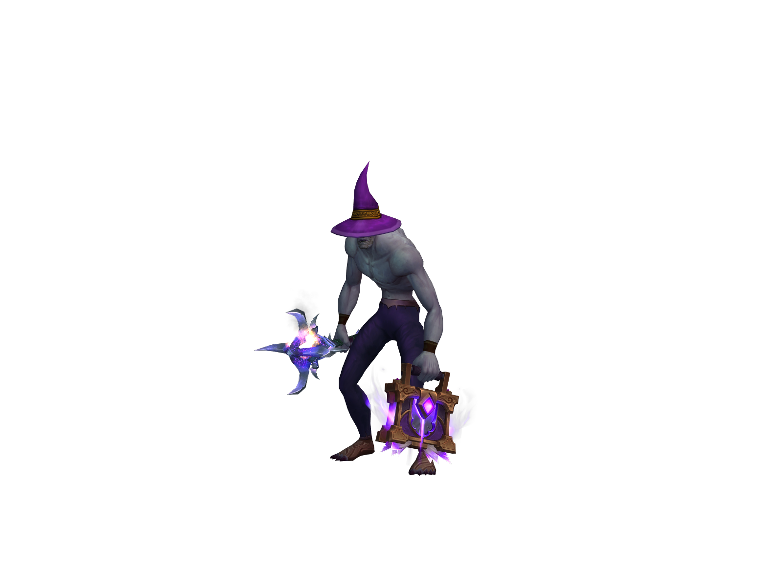 Purgedad 3D character render