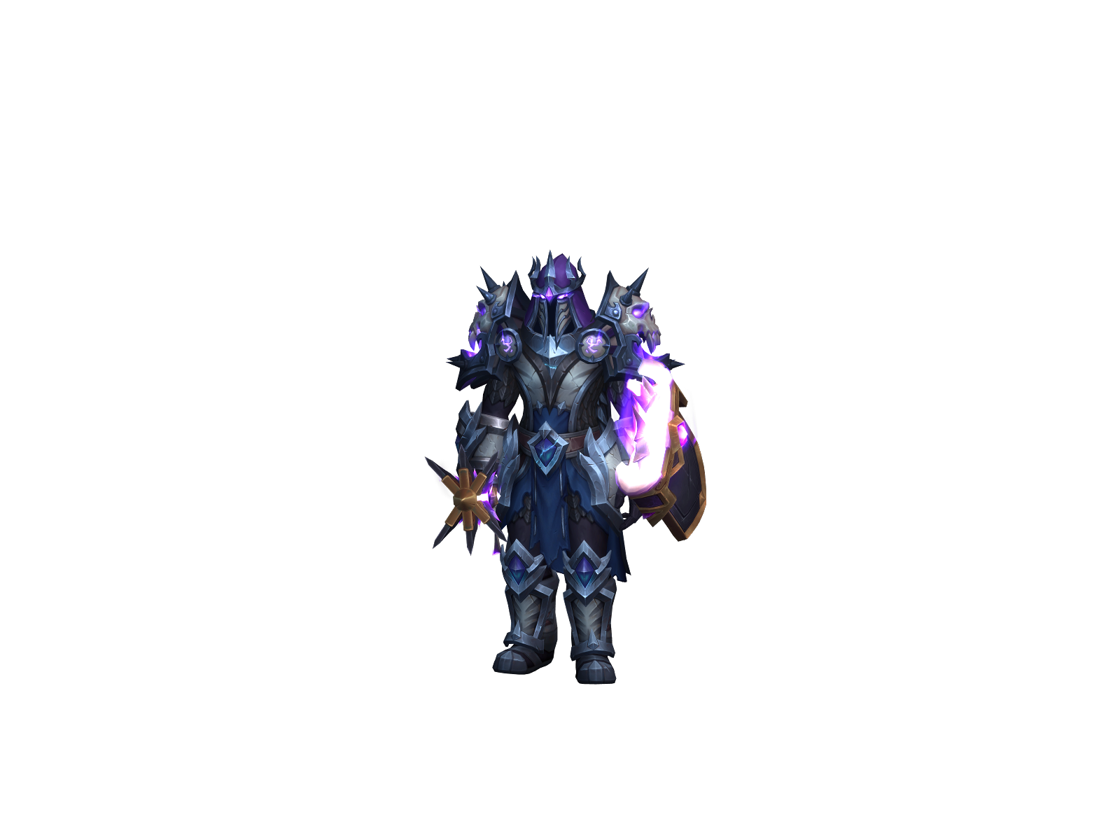 Hoodpaladin 3D character render