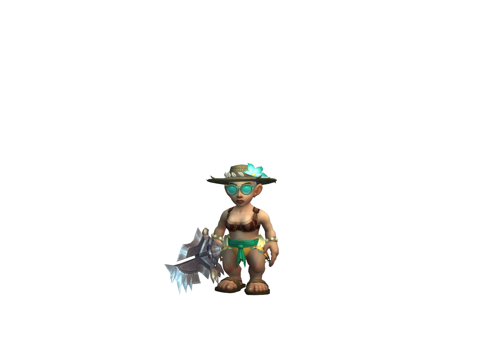 Nimabe 3D character render