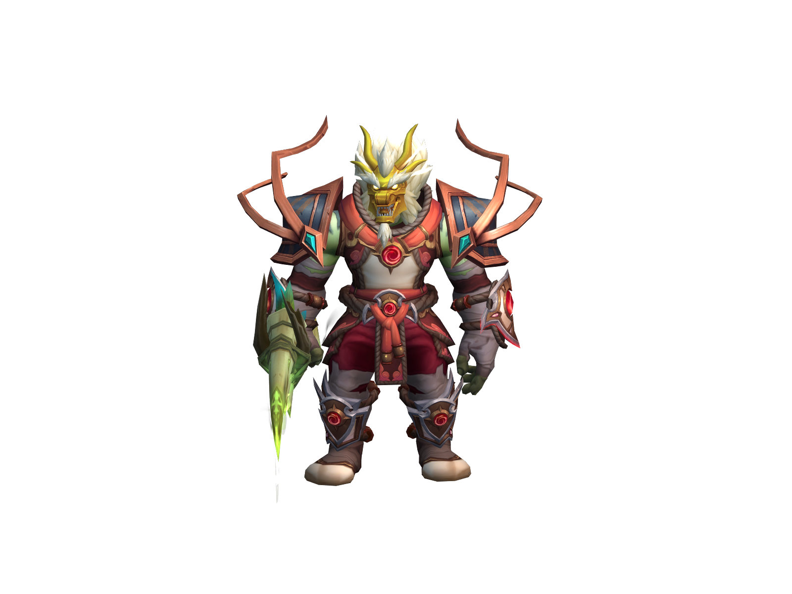 Kyax 3D character render