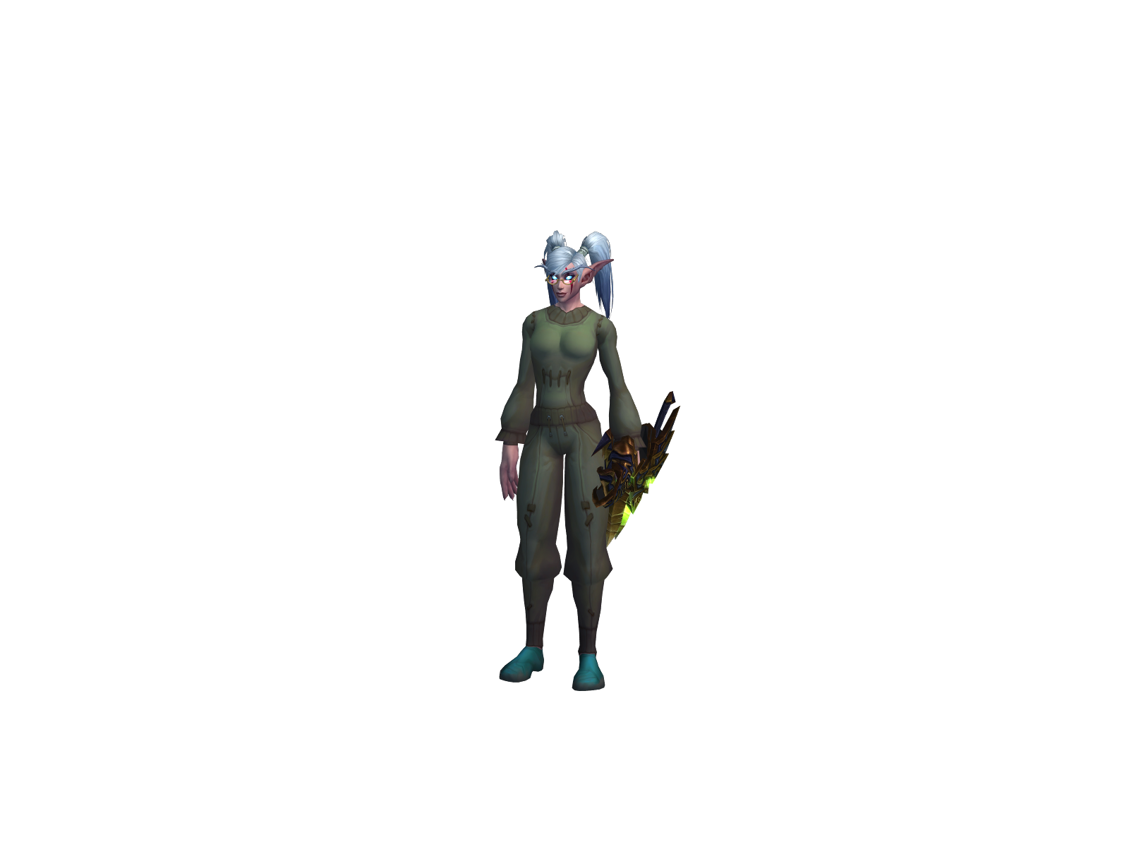 Kialandí 3D character render