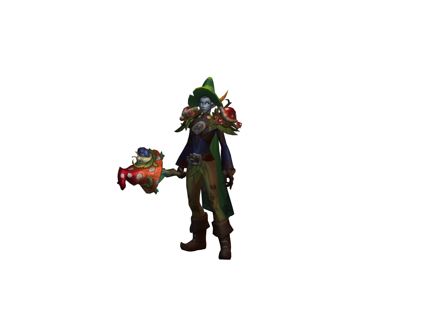 Tranquiled 3D character render