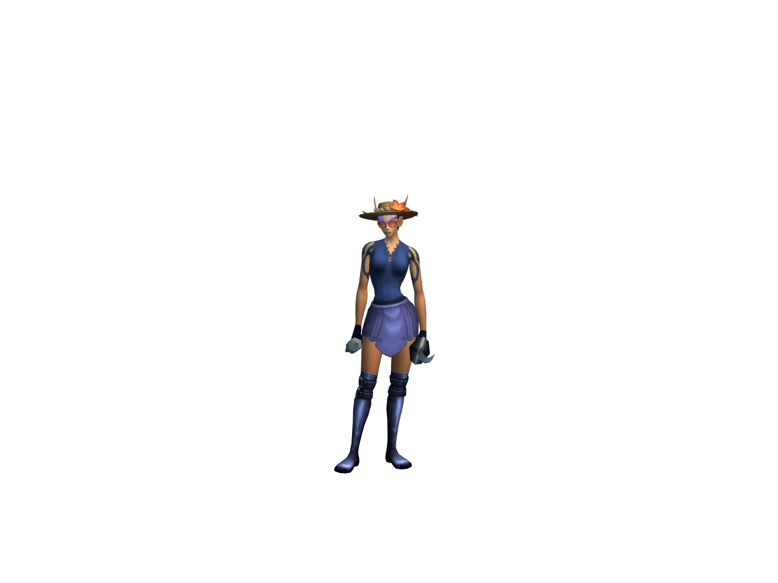 Dared 3D character render