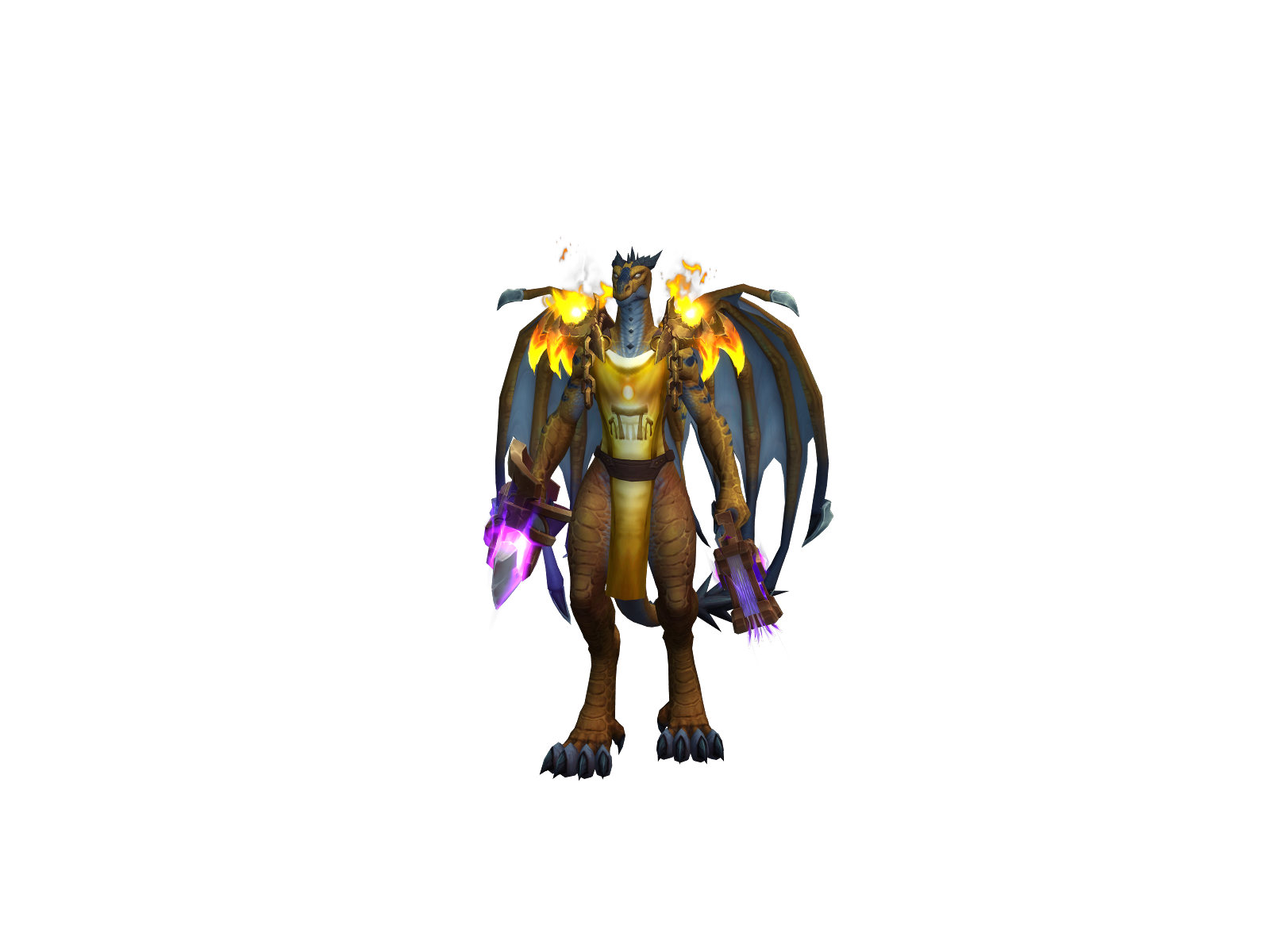 Shatteredkin 3D character render