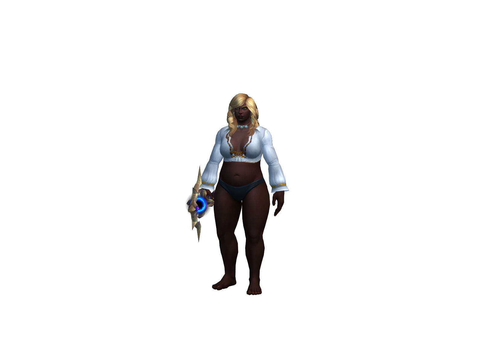 Pigrush 3D character render