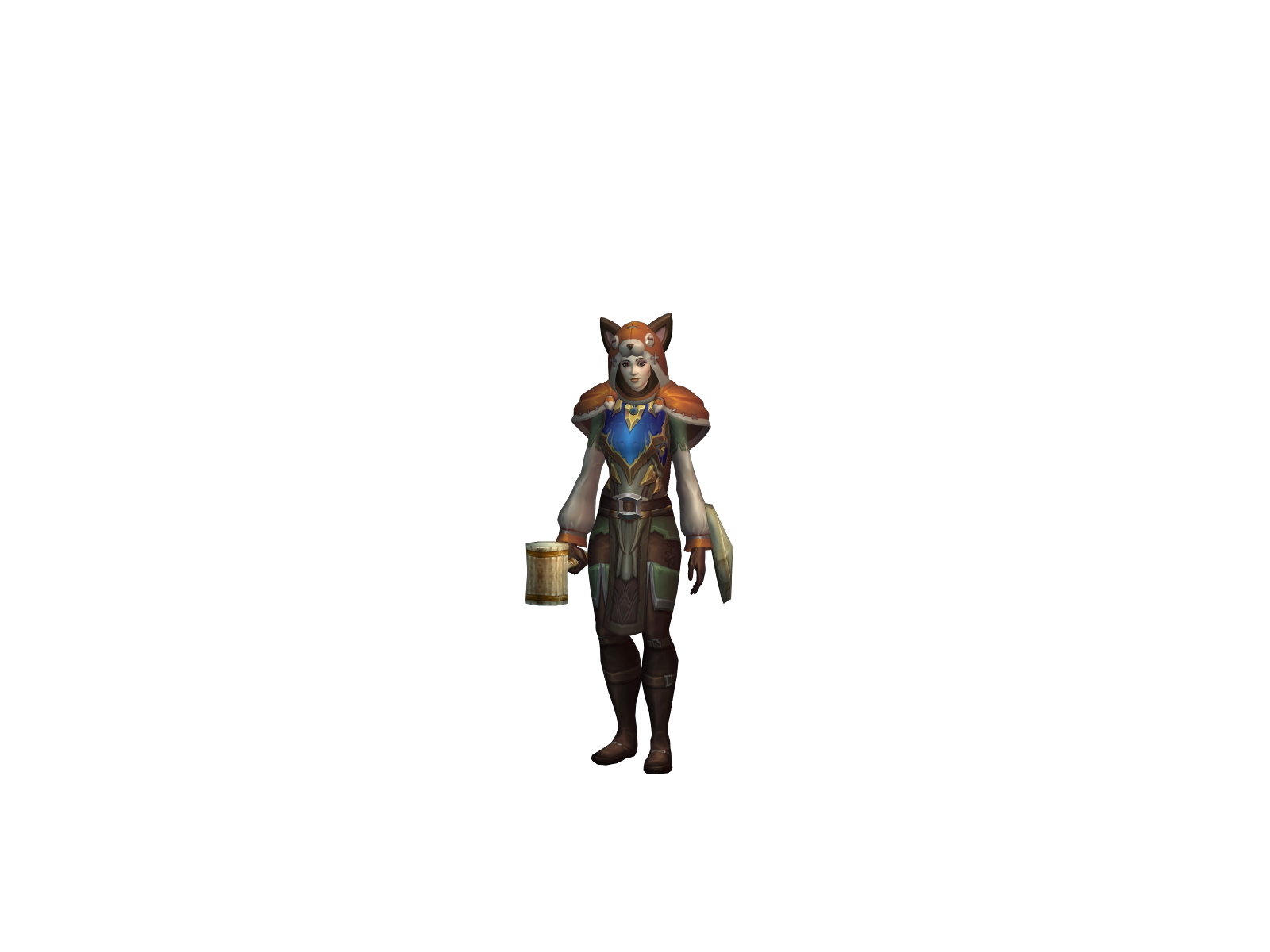 Ddamu 3D character render