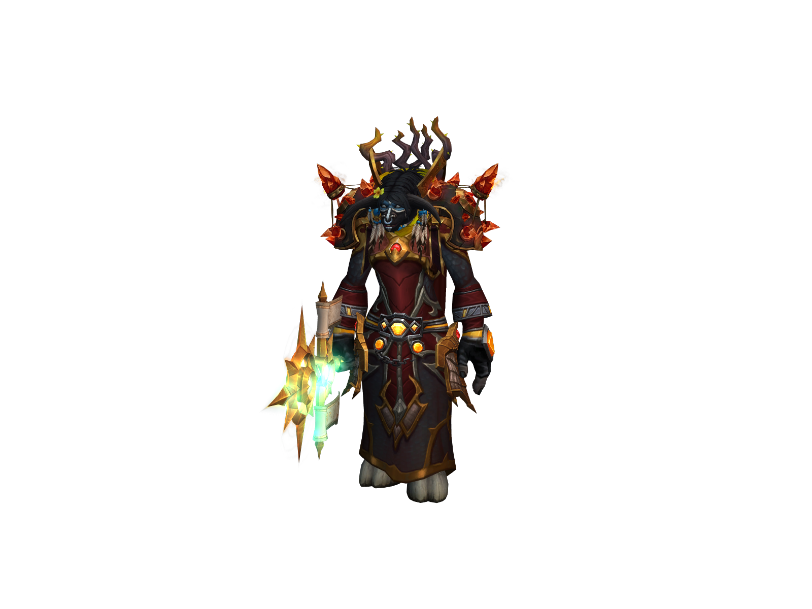 Bélíál 3D character render