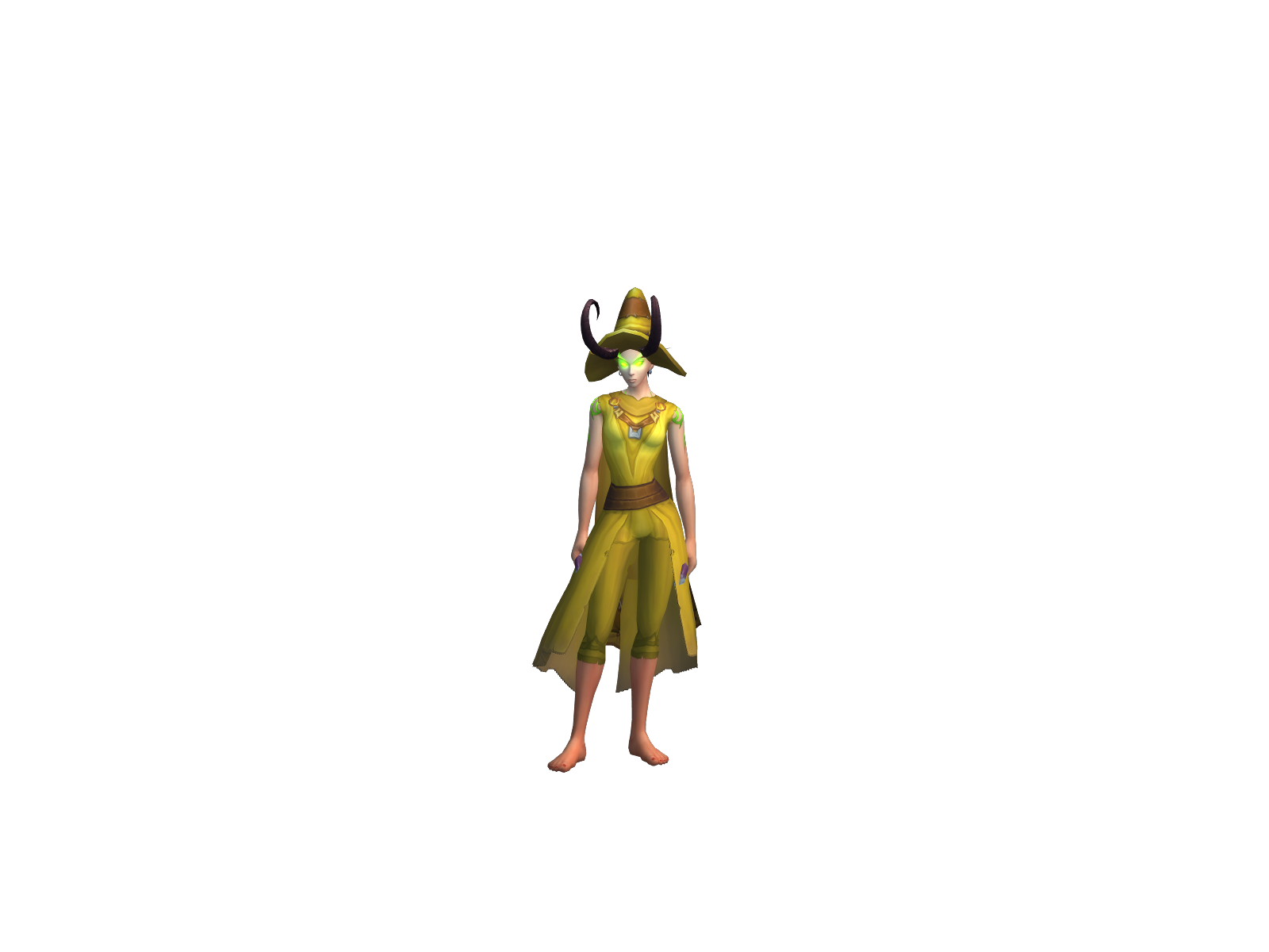 Taniskael 3D character render