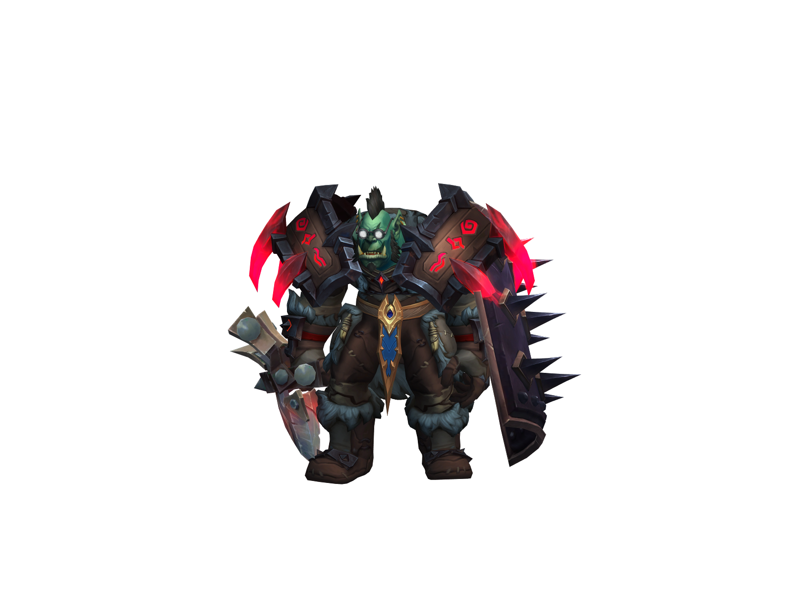 Rawdoggo 3D character render