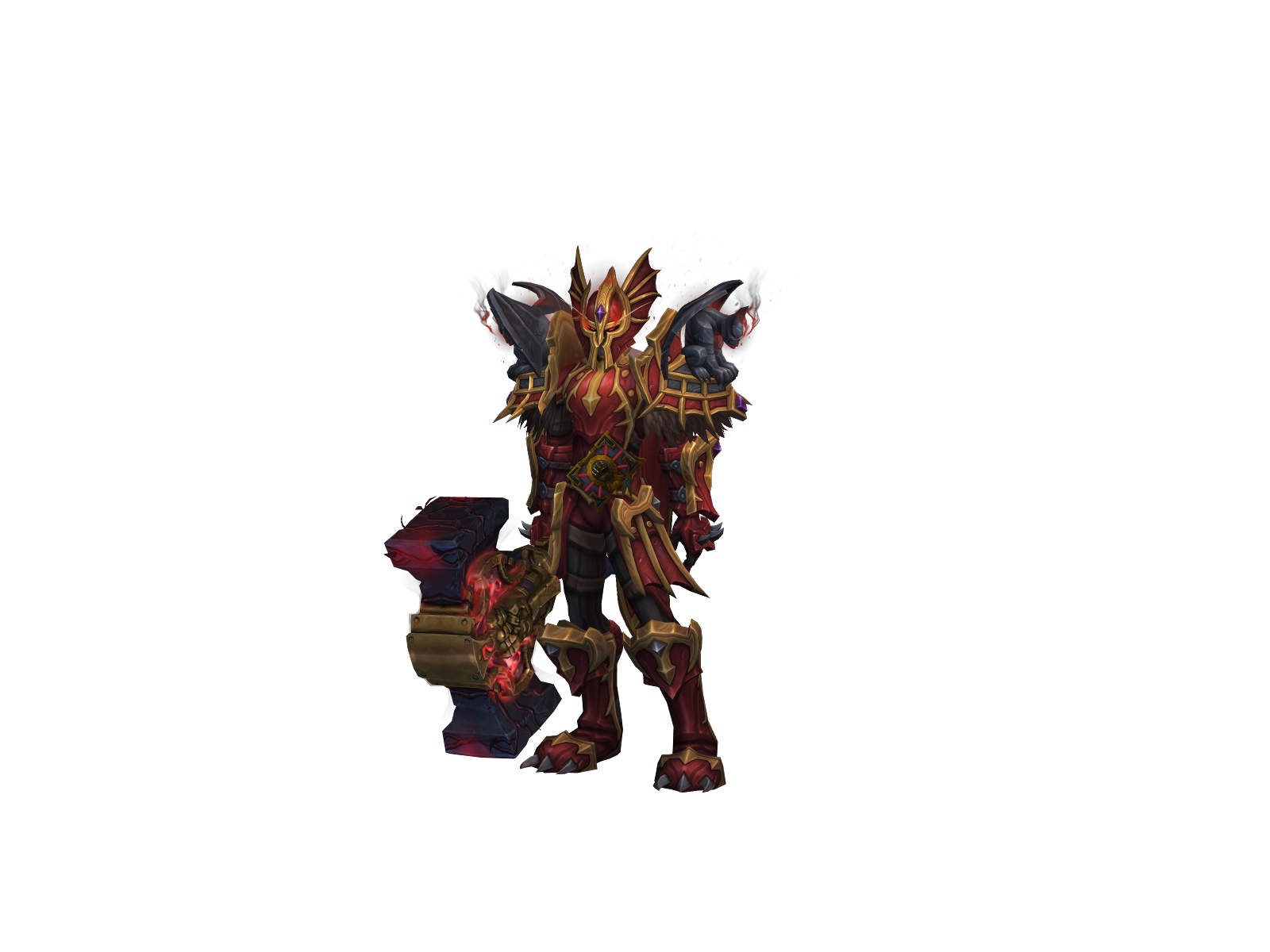 Hellfalcon 3D character render