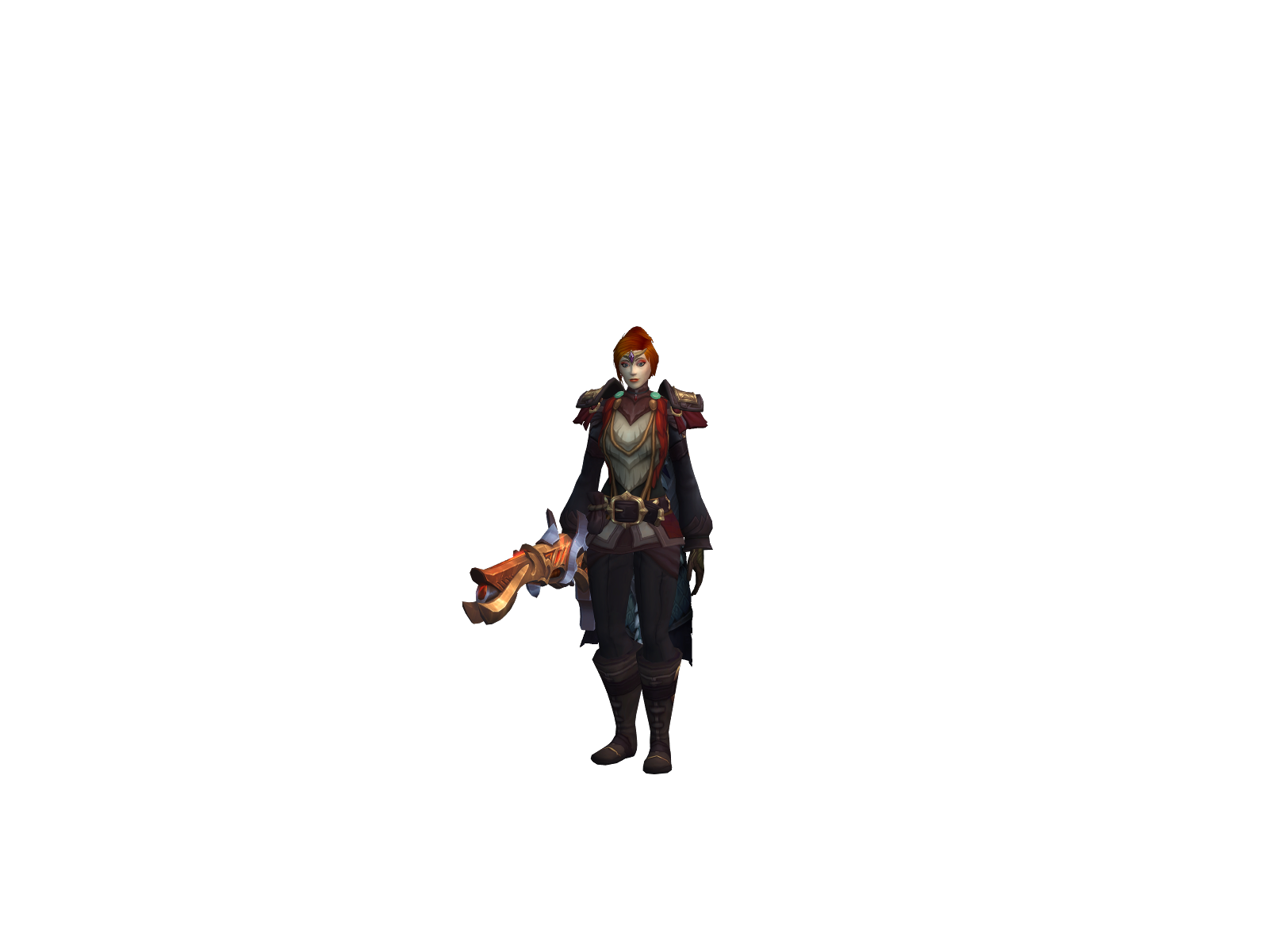 Eudrasil 3D character render