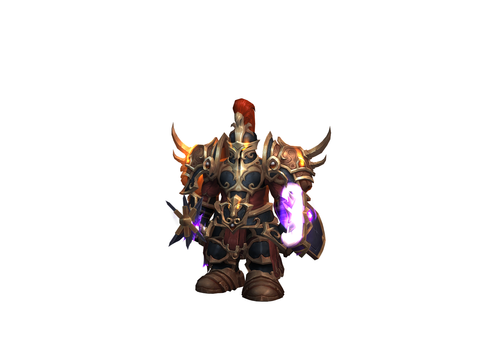 Elypaladin 3D character render