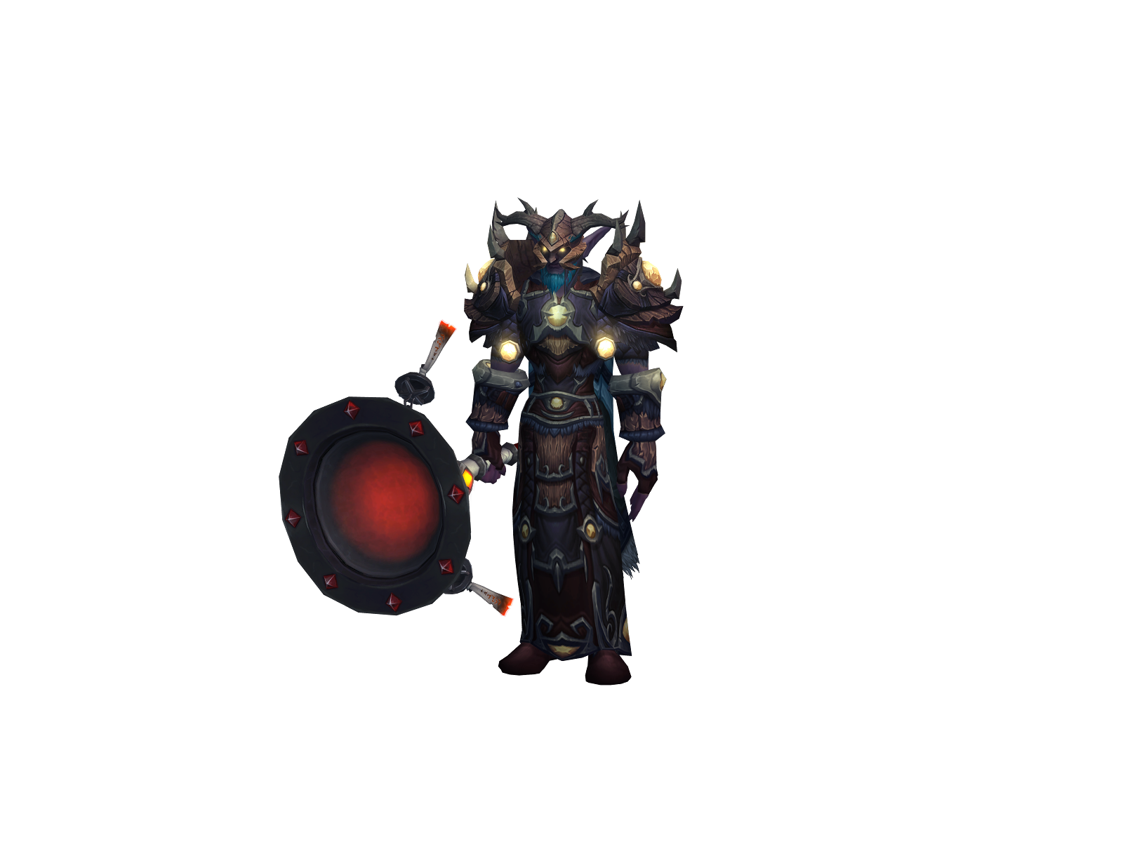 Eleborne 3D character render