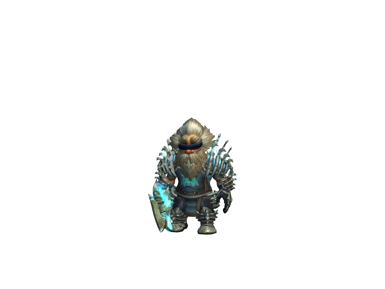 Shattermist 3D character render