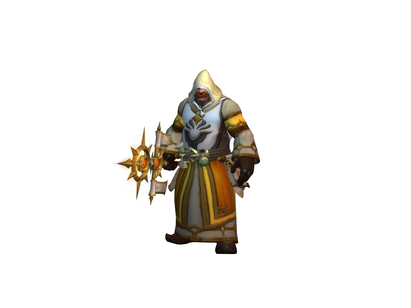 Fatherhands 3D character render