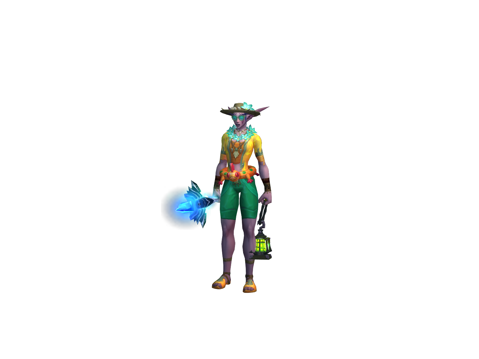 Zereyah 3D character render