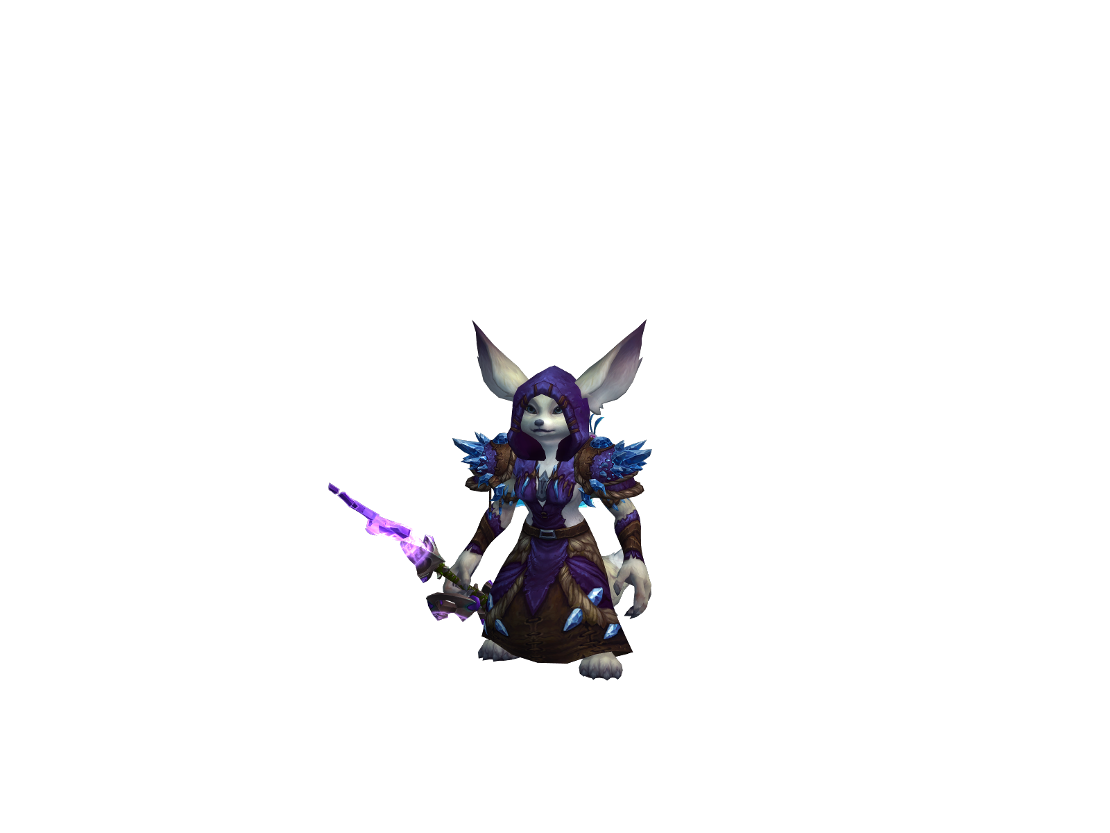 Aýa 3D character render