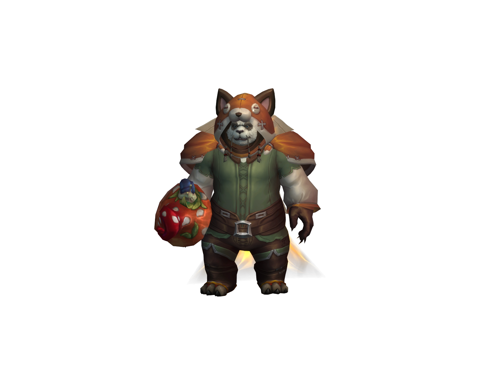 Kneelagain 3D character render