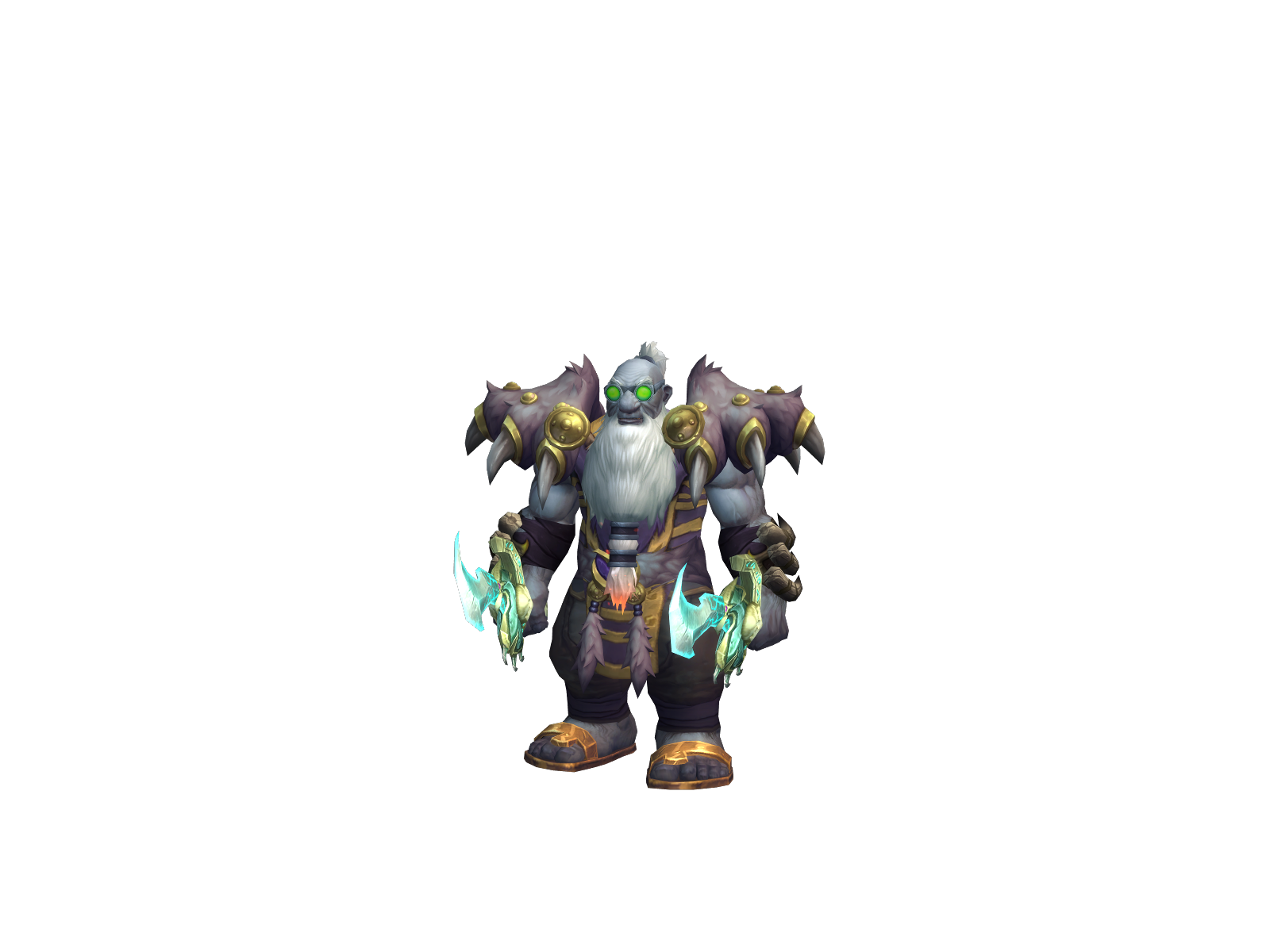 Hellro 3D character render