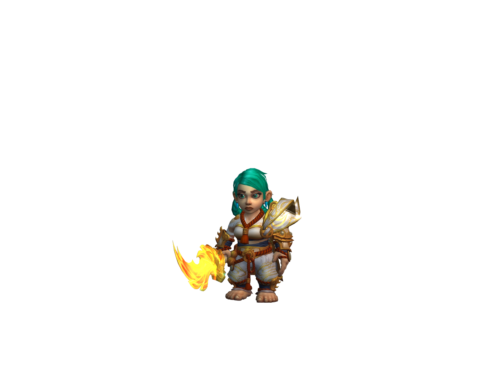 Bluhai 3D character render