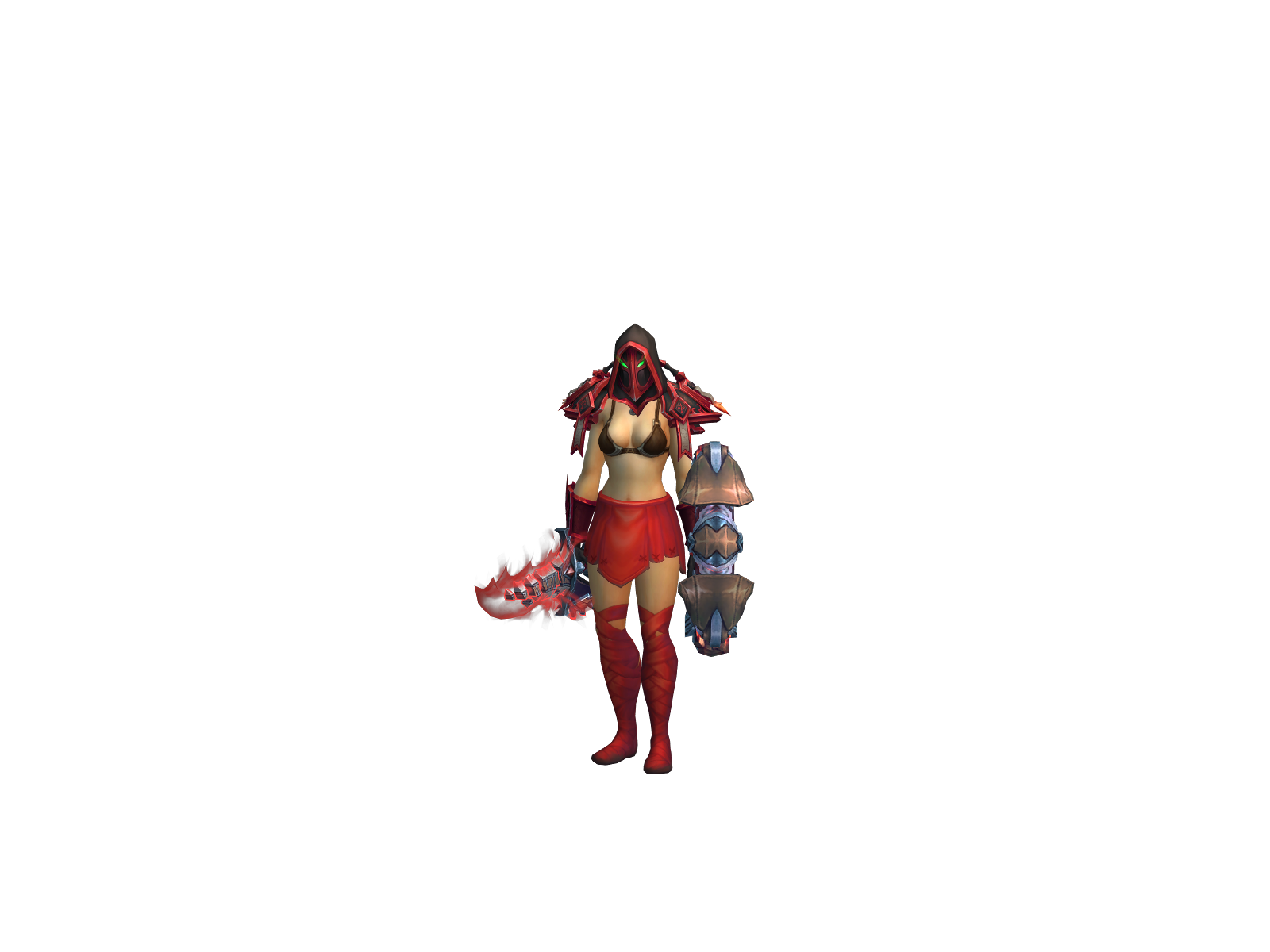 Hollypala 3D character render