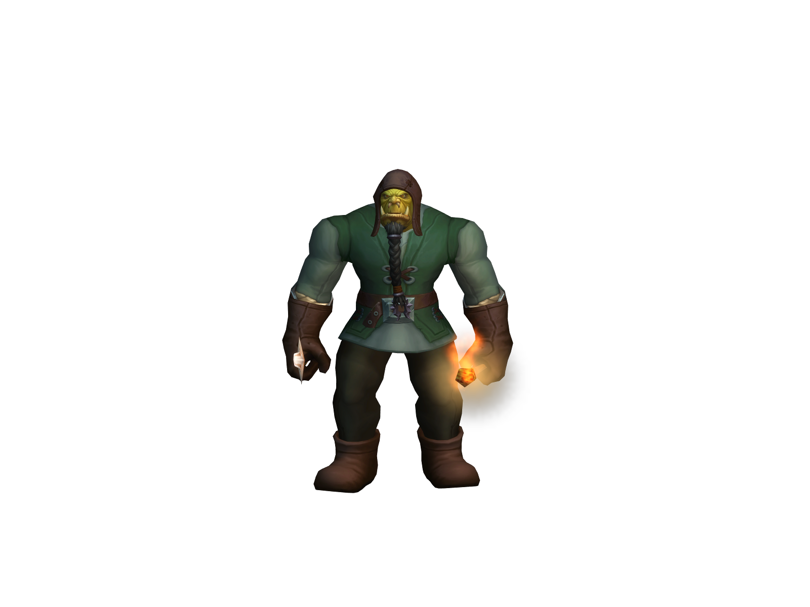 Torrents 3D character render