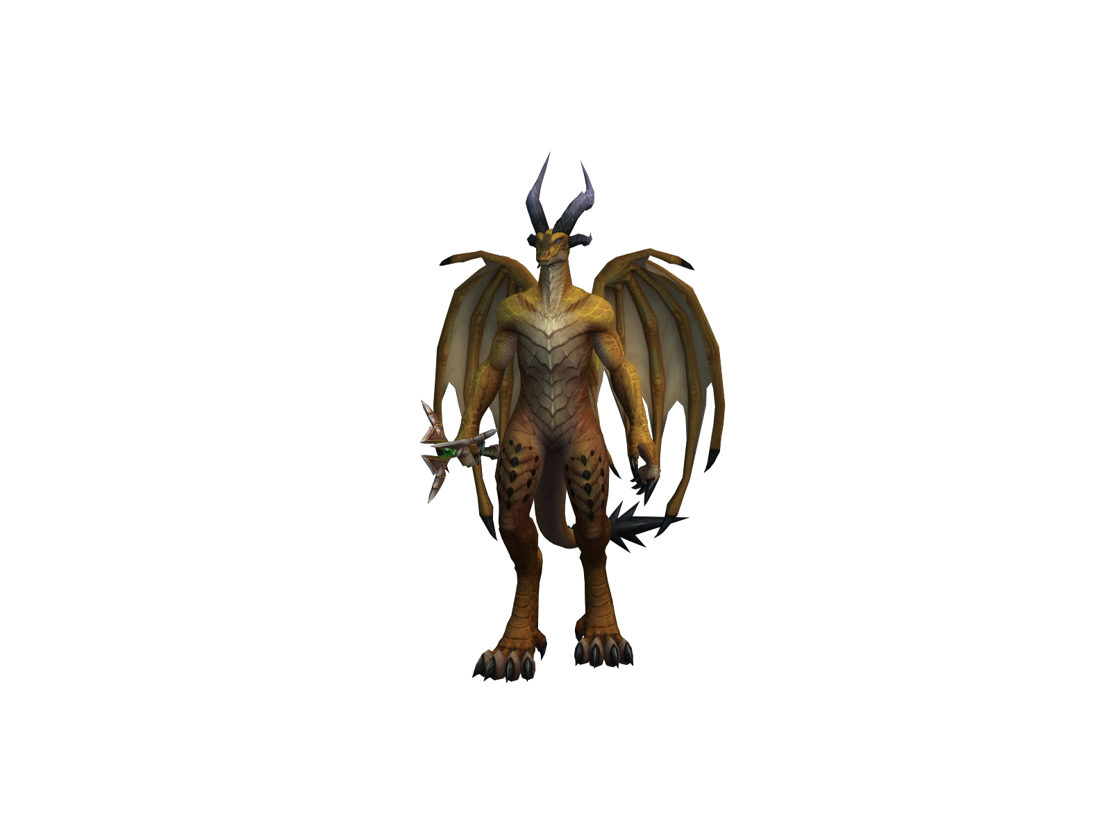 Shwaydrag 3D character render