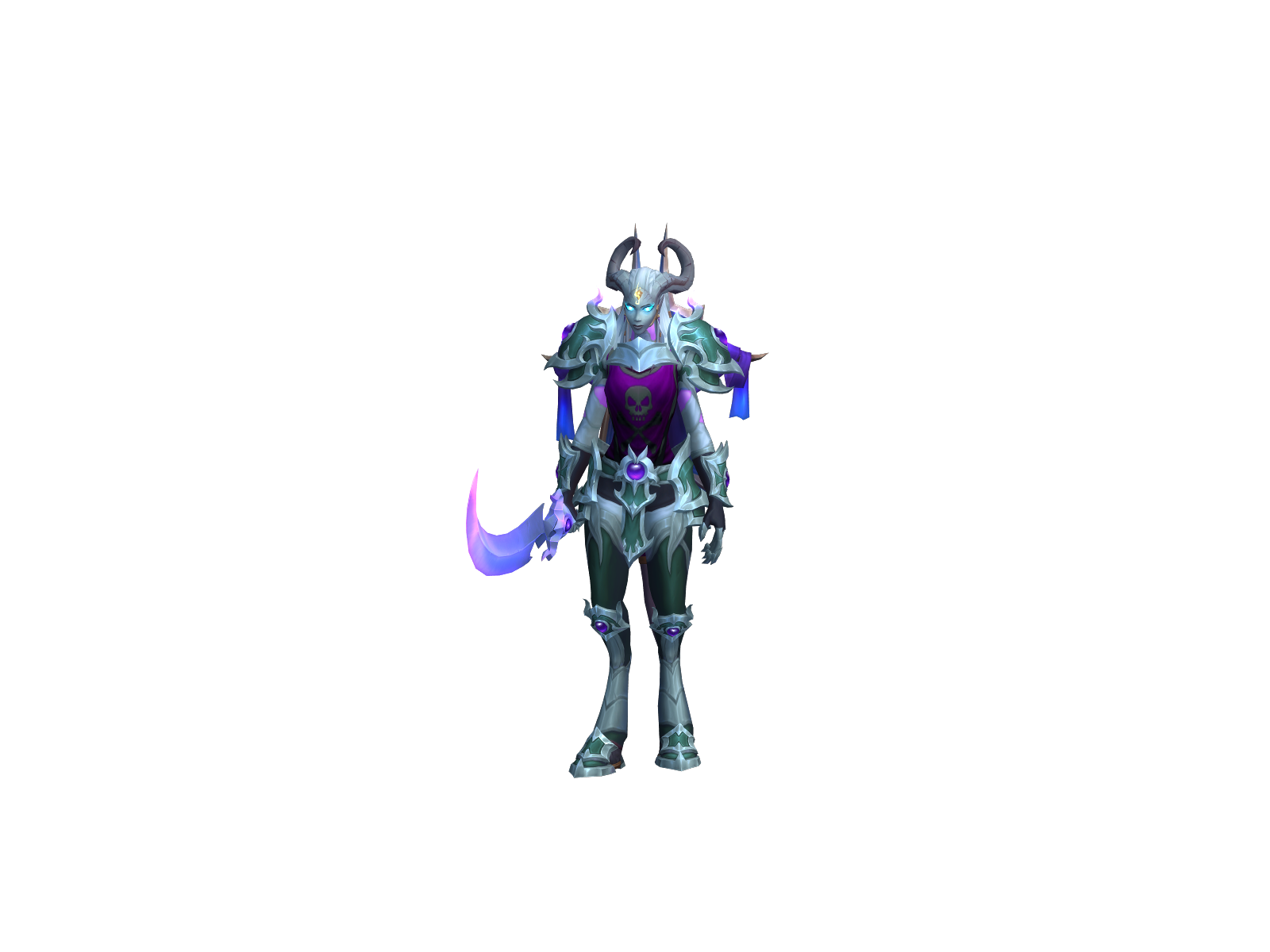 Ebonis 3D character render