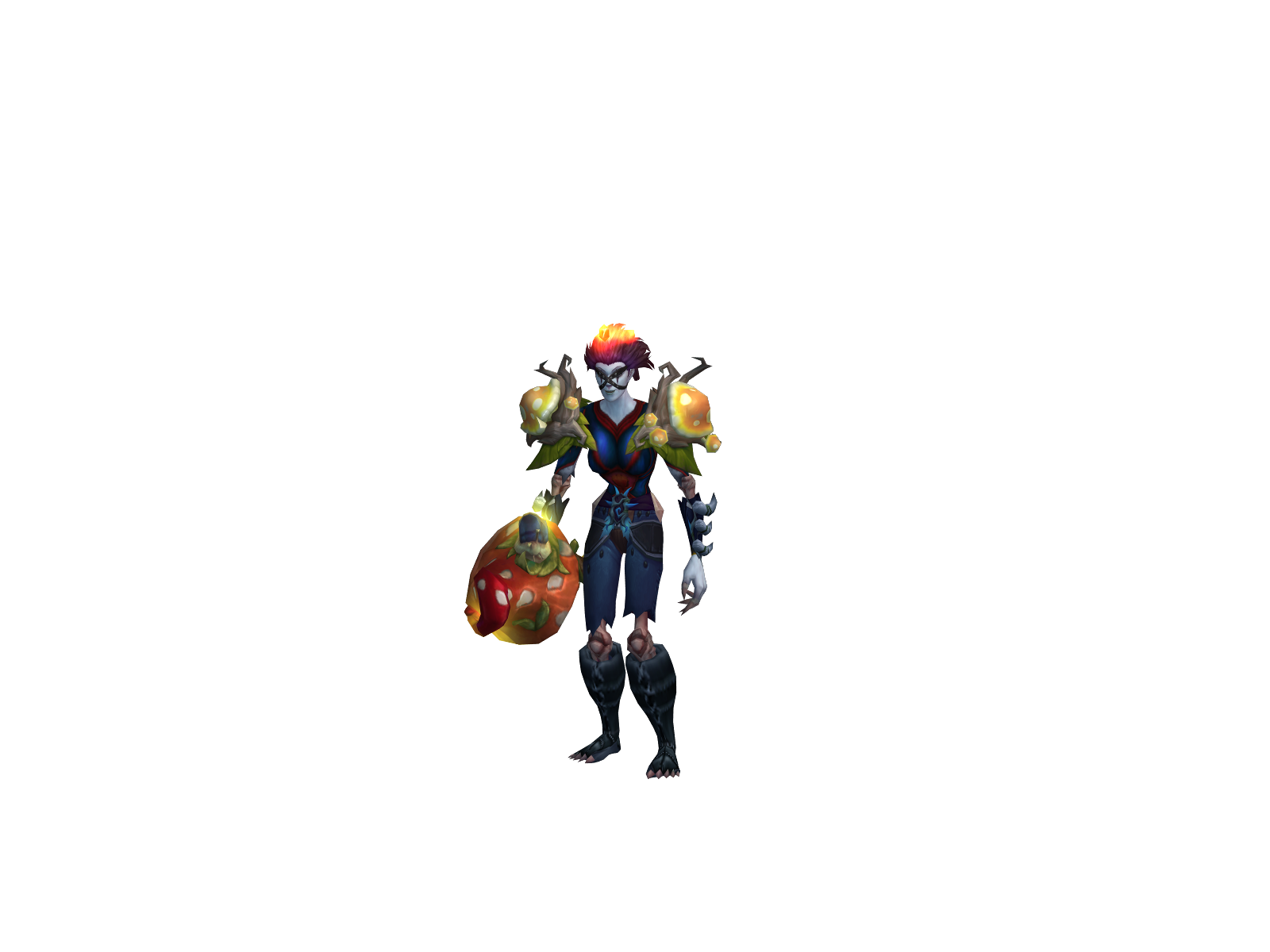 Roseaneconor 3D character render
