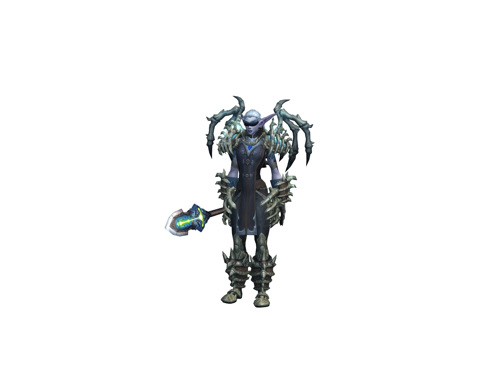 Gloomster 3D character render