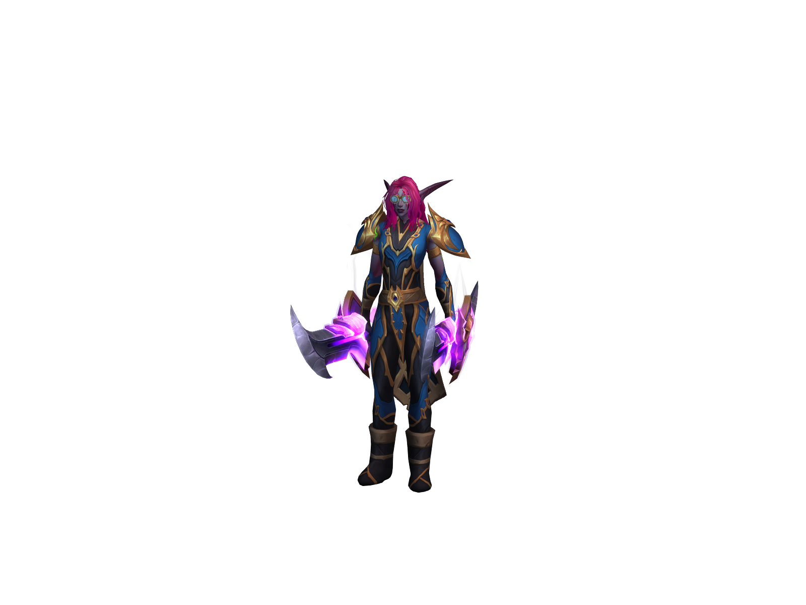 Ultraviolate 3D character render