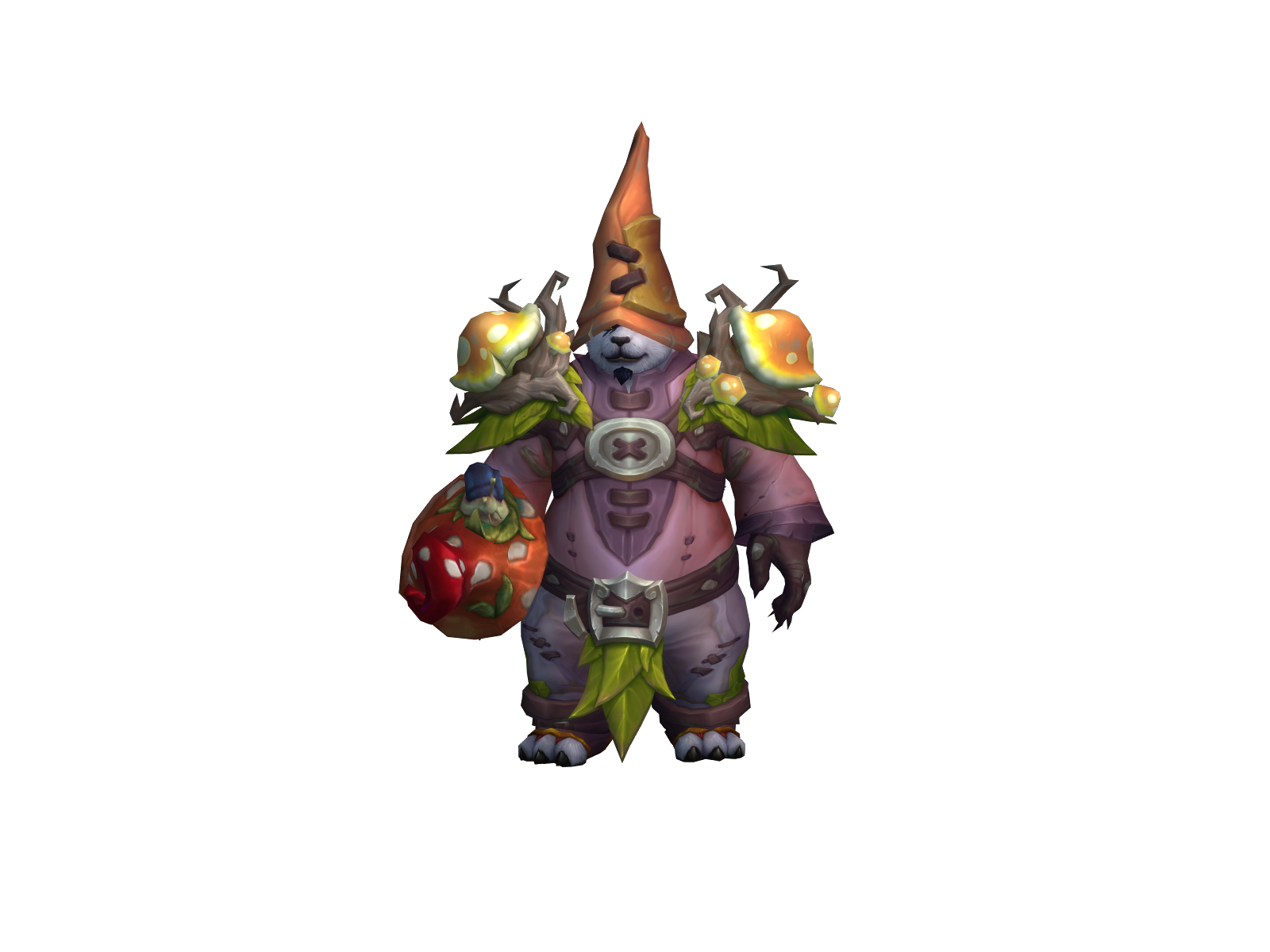 Poohpanda 3D character render