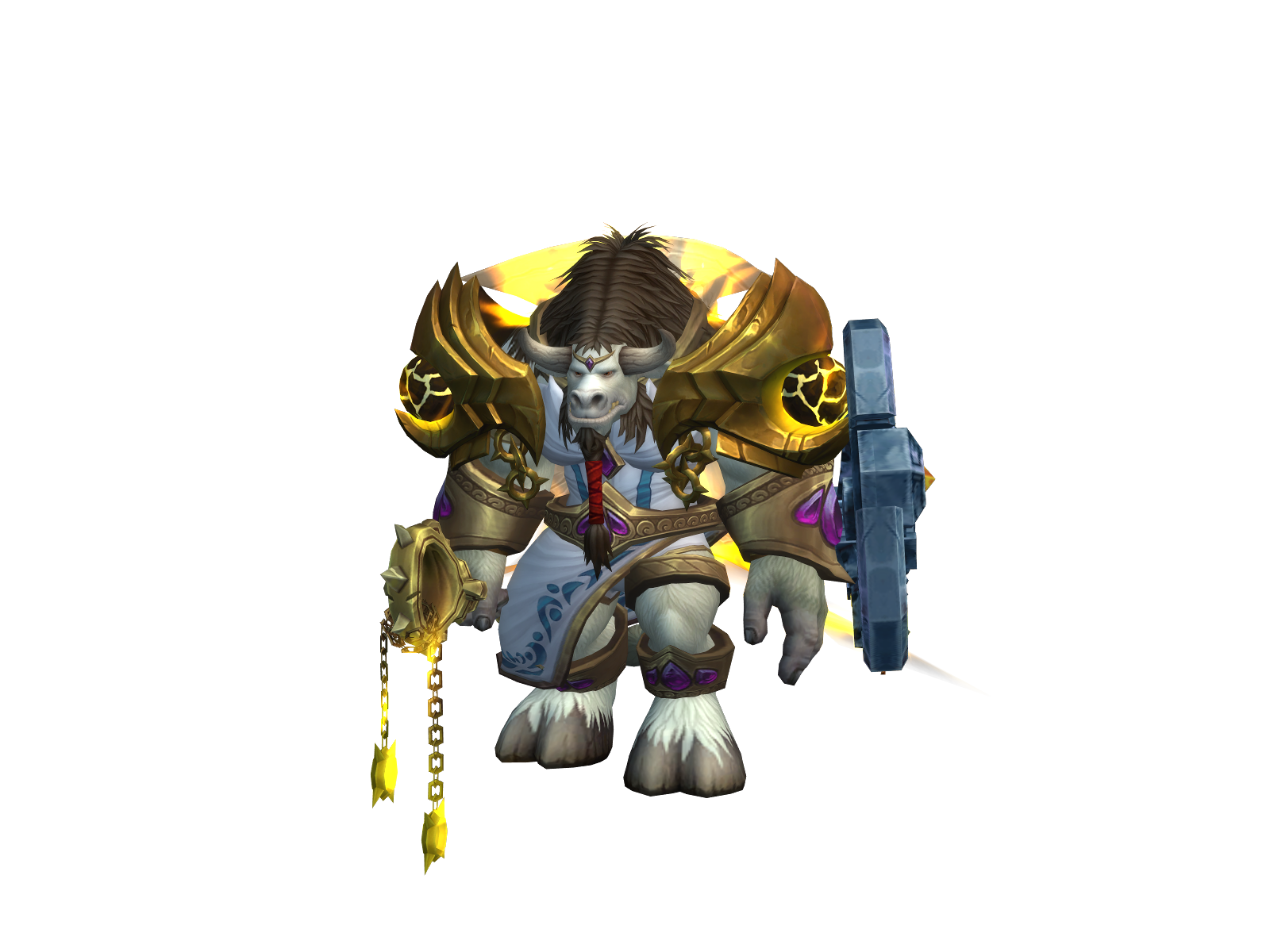 Whitekao 3D character render