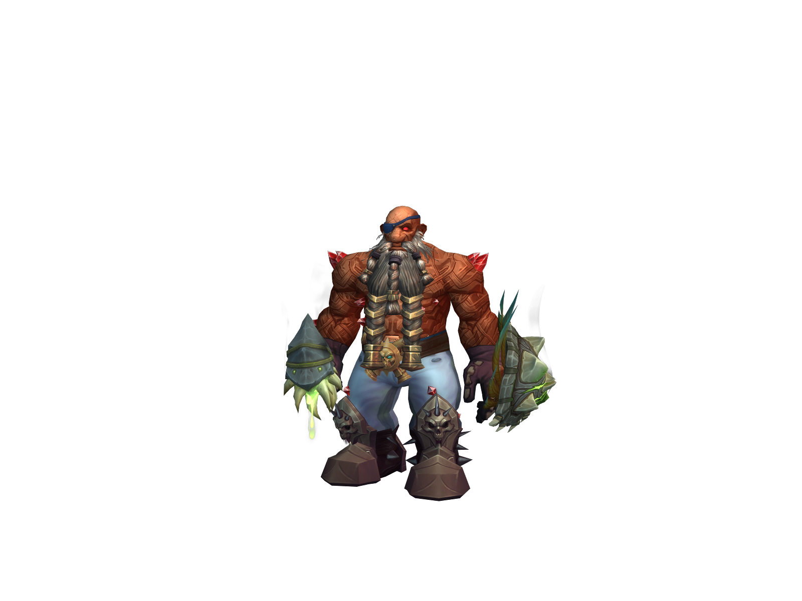 Retßull 3D character render