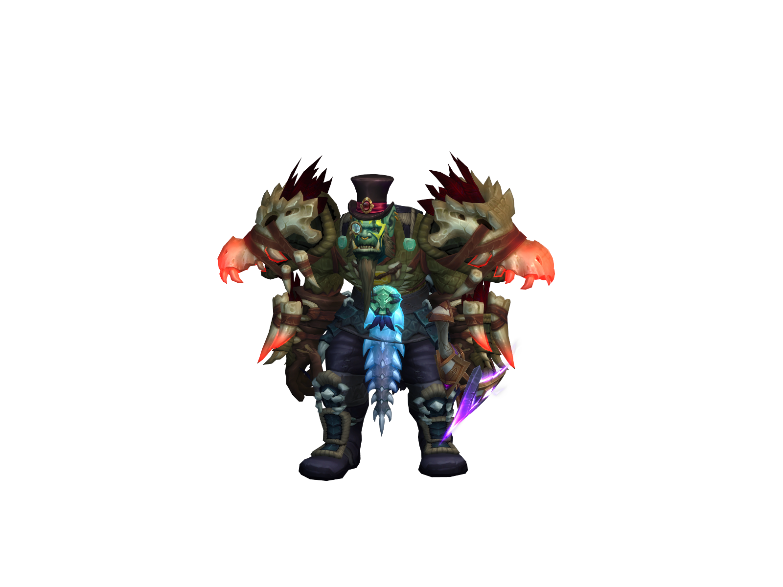 Jaxen 3D character render