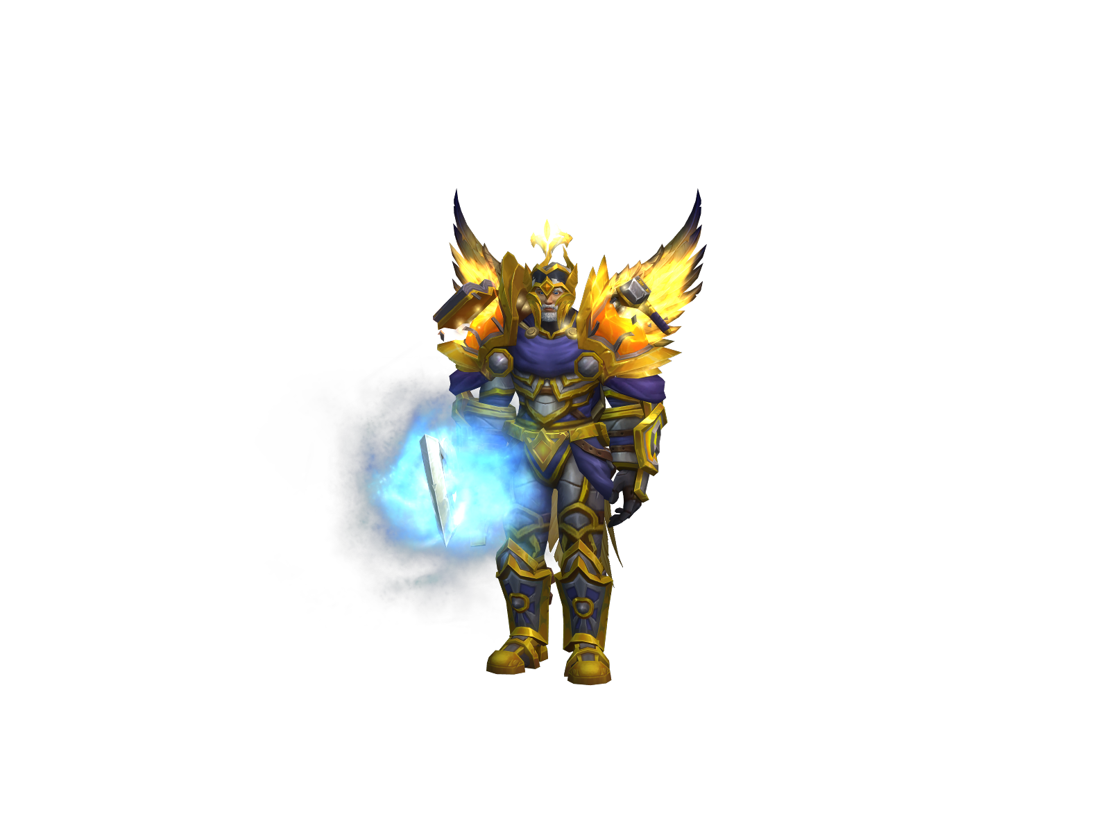 Holyuther 3D character render