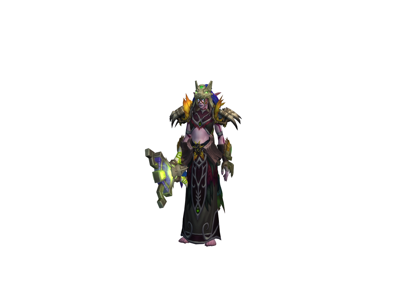 Druwasup 3D character render