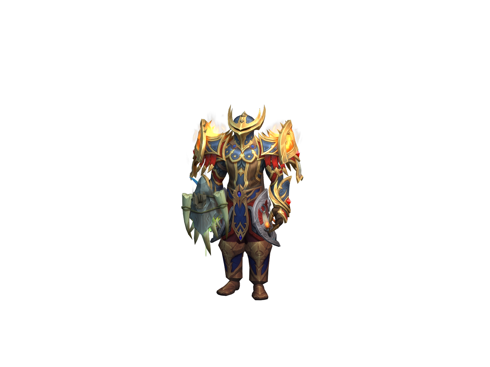 Fraxxadin 3D character render