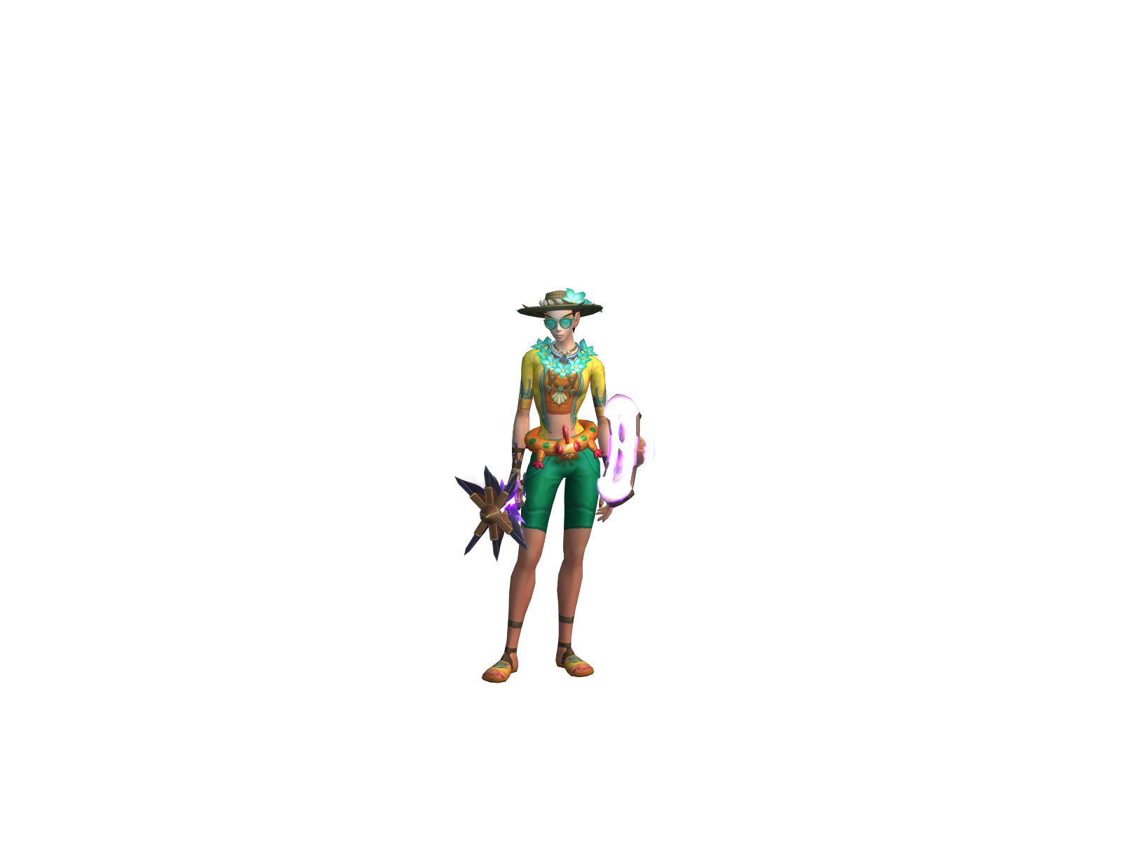 Deedrick 3D character render
