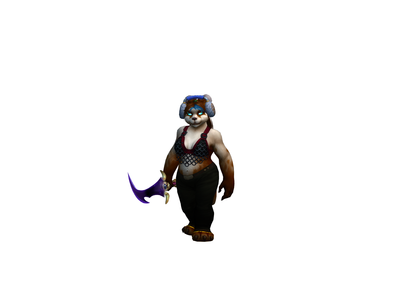 Melodyke 3D character render