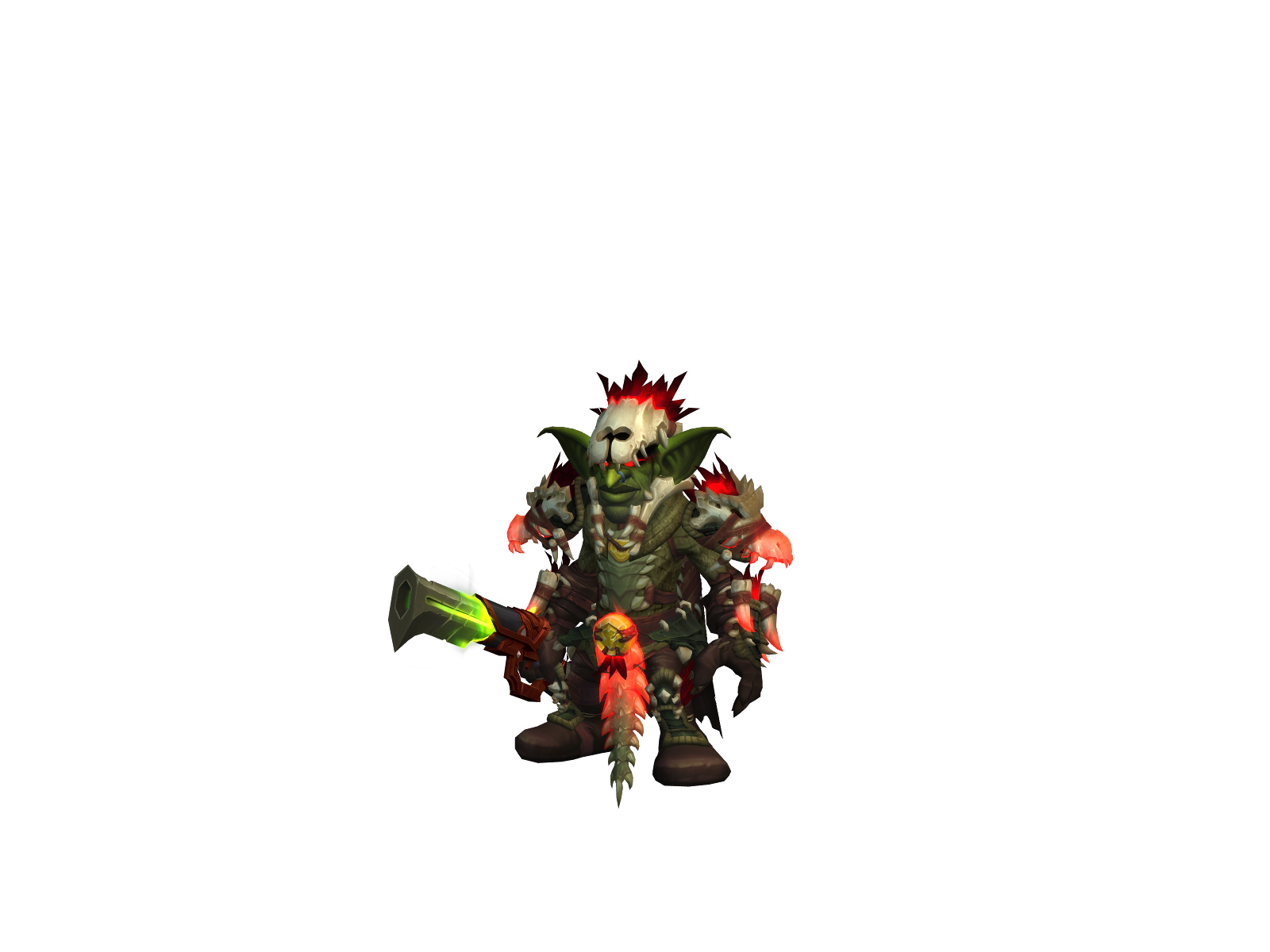 Gobshot 3D character render