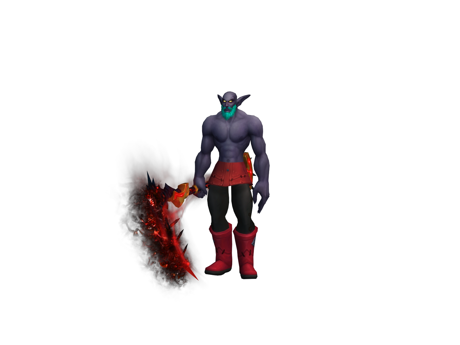 Zoc 3D character render