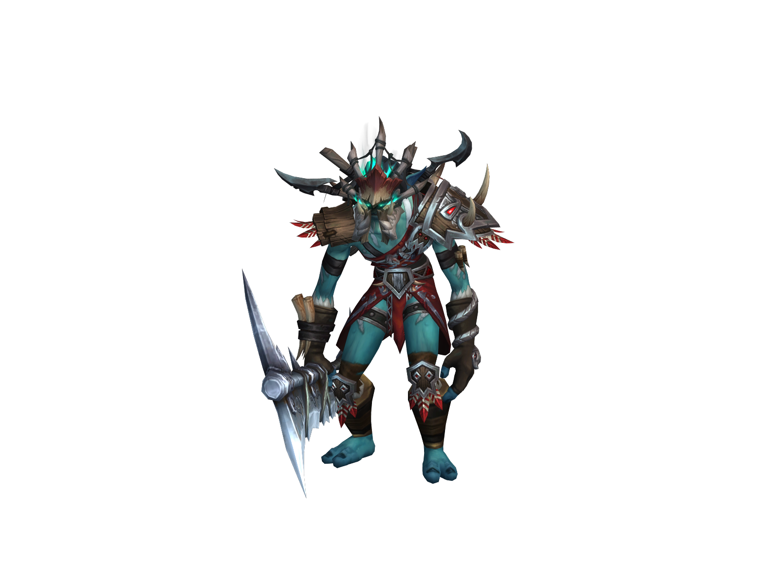 Errozak 3D character render