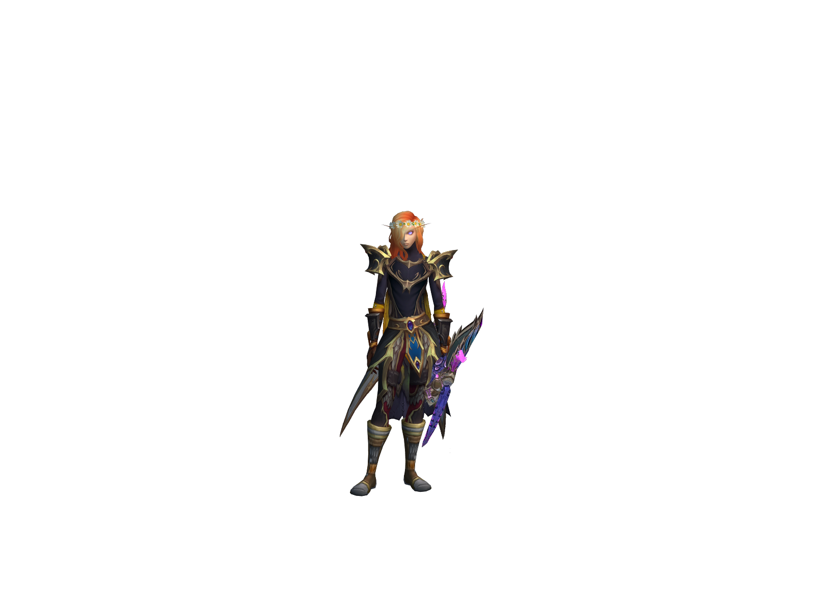 Sunorange 3D character render