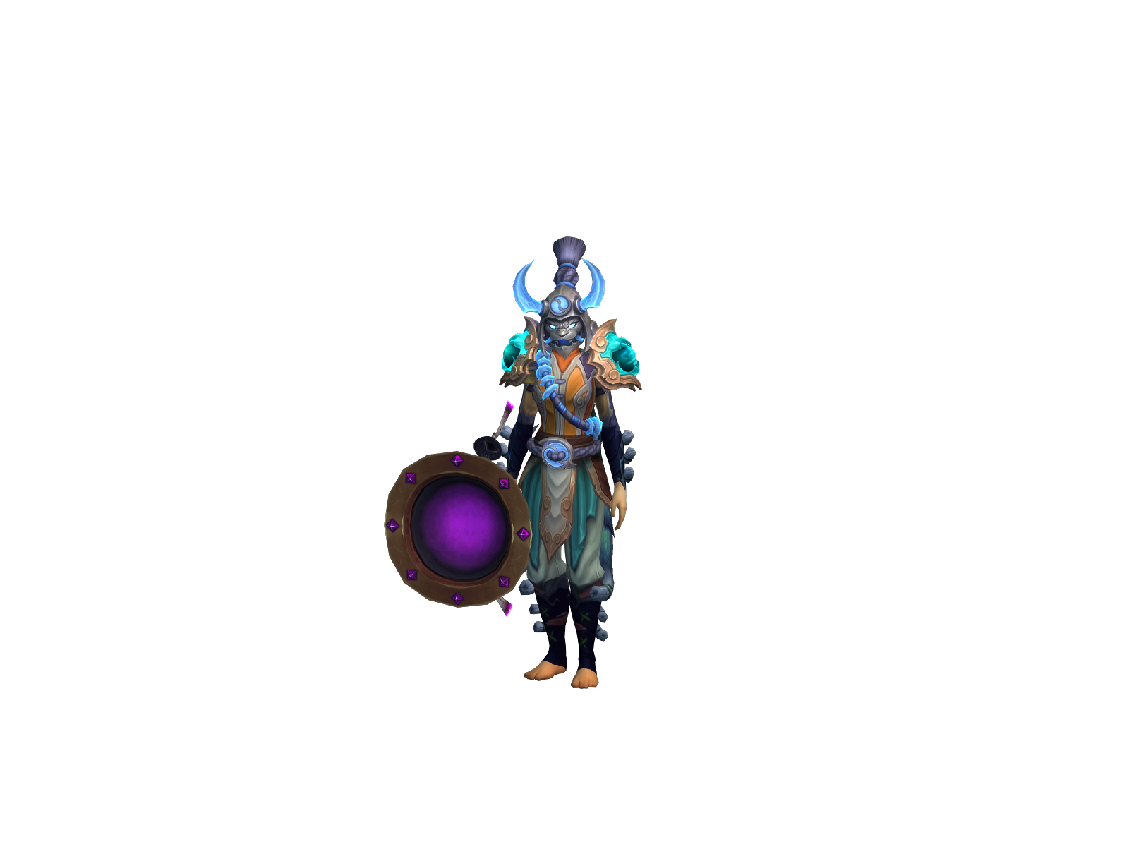 Rainbowmes 3D character render