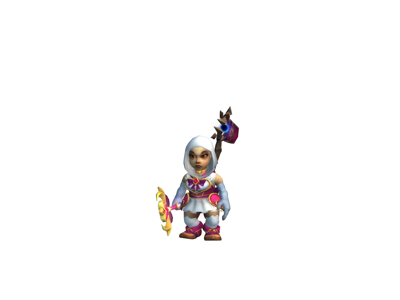 Littlepuffy 3D character render
