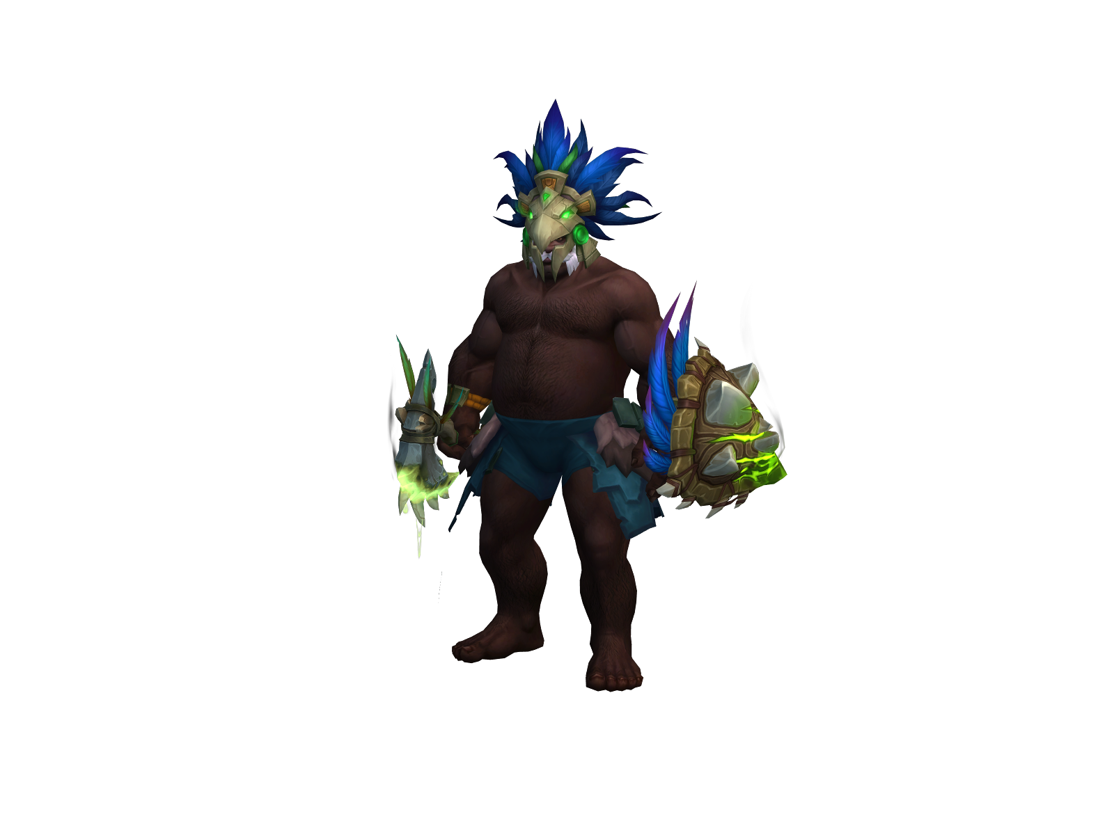 Ddadbod 3D character render