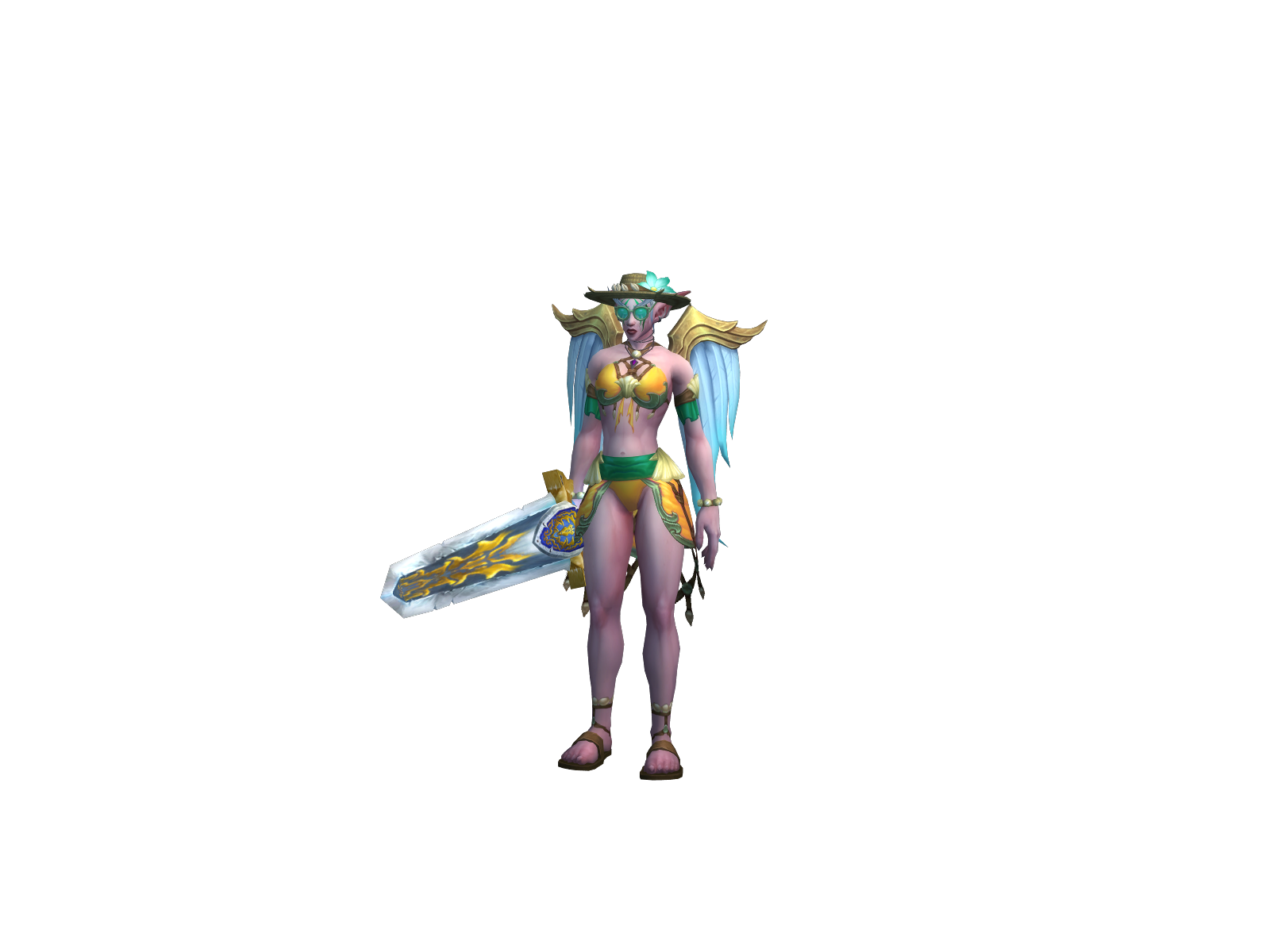 Meidoshine 3D character render