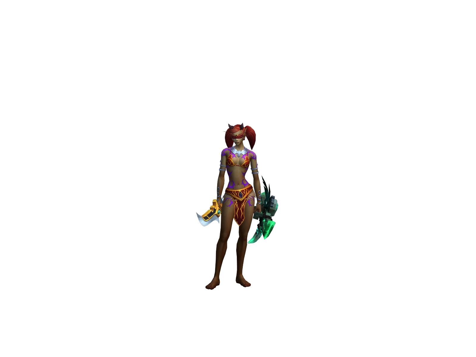 Dezarayna 3D character render